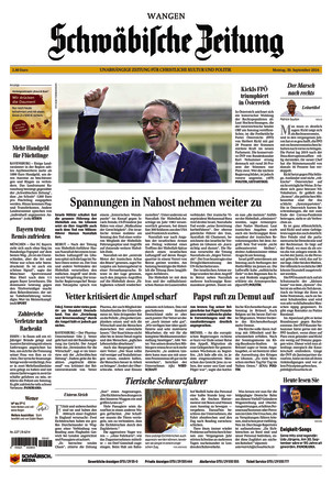 Schwäbische Zeitung Wangen - ePaper