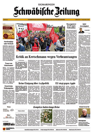 Schwäbische Zeitung Sigmaringen - ePaper