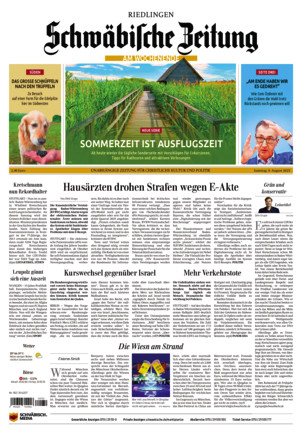 Schwäbische Zeitung Riedlingen - ePaper