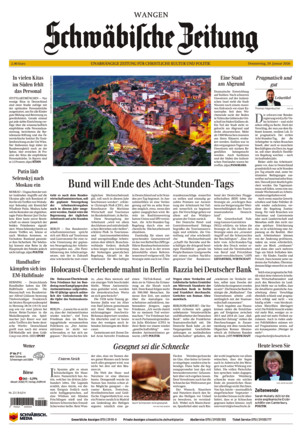 Schwäbische Zeitung Wangen