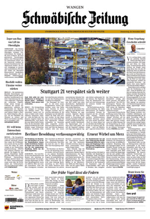 Schwäbische Zeitung Wangen