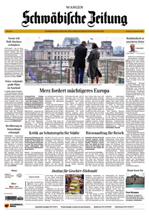 Schwäbische Zeitung Wangen
