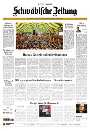Schwäbische Zeitung Riedlingen