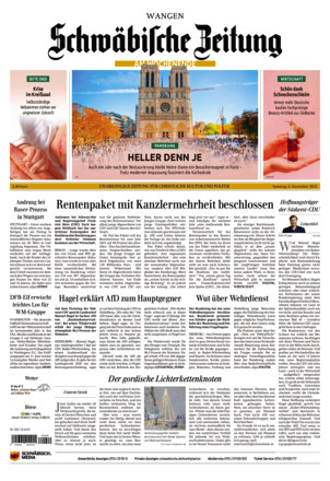 Schwäbische Zeitung Wangen