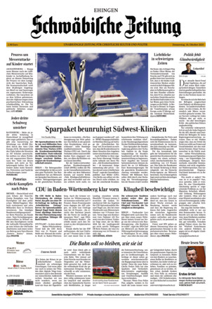 Schwäbische Zeitung Ehingen