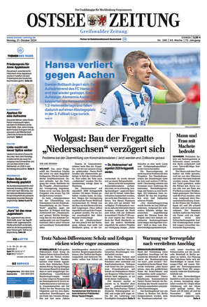 Greifswalder Zeitung - ePaper