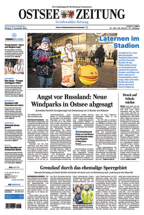 Greifswalder Zeitung - ePaper