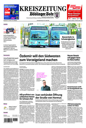 KREISZEITUNG Böblinger Bote