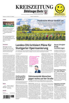 KREISZEITUNG Böblinger Bote