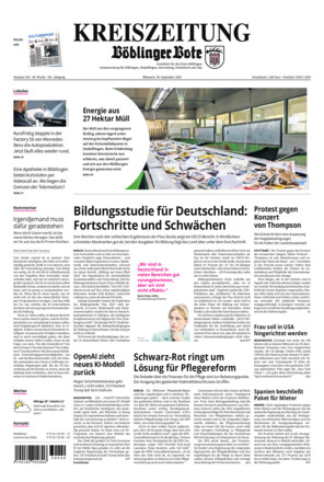 KREISZEITUNG Böblinger Bote