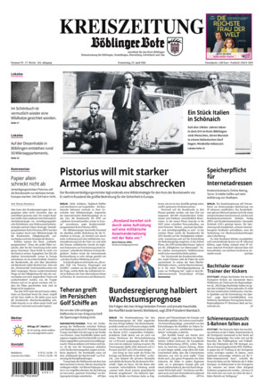 KREISZEITUNG Böblinger Bote