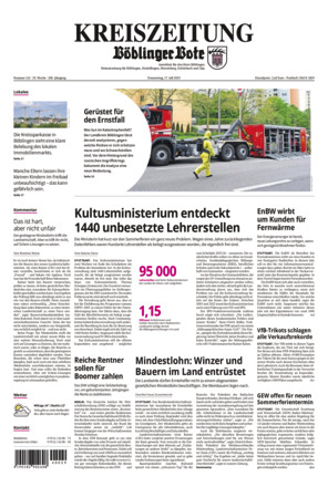 KREISZEITUNG Böblinger Bote