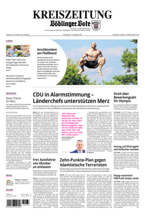 KREISZEITUNG Böblinger Bote