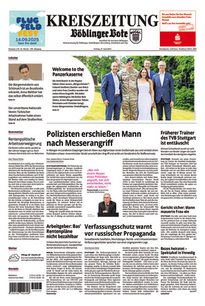 KREISZEITUNG Böblinger Bote