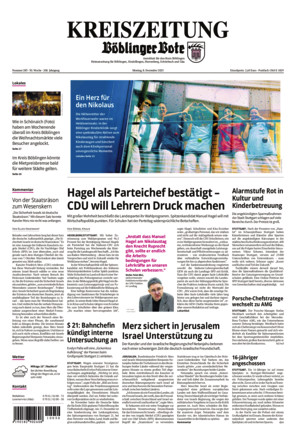 KREISZEITUNG Böblinger Bote