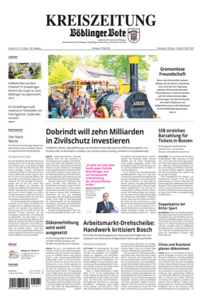 KREISZEITUNG Böblinger Bote