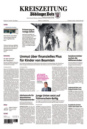 KREISZEITUNG Böblinger Bote - ePaper