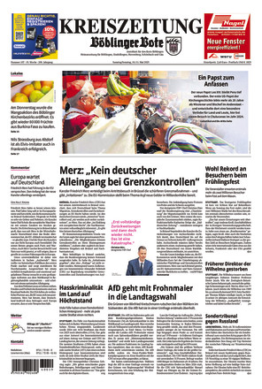 KREISZEITUNG Böblinger Bote