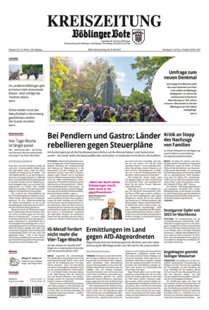 KREISZEITUNG Böblinger Bote