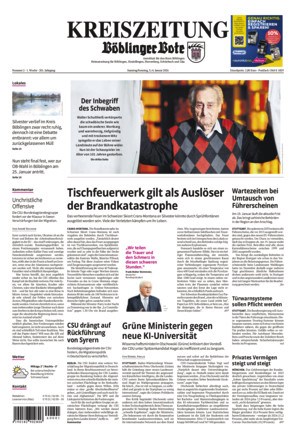 KREISZEITUNG Böblinger Bote