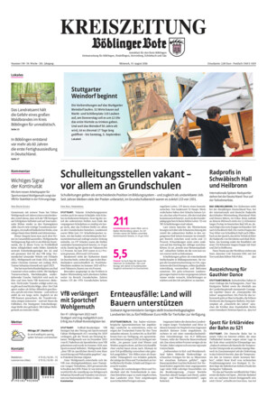 KREISZEITUNG Böblinger Bote