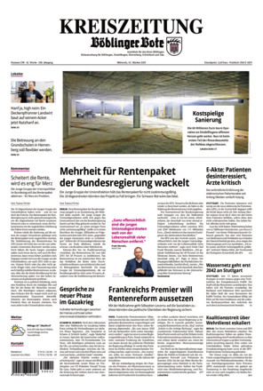 KREISZEITUNG Böblinger Bote