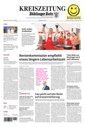 KREISZEITUNG Böblinger Bote