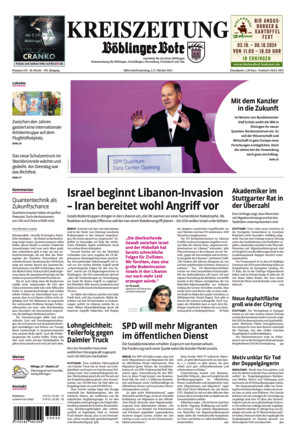 KREISZEITUNG Böblinger Bote - ePaper