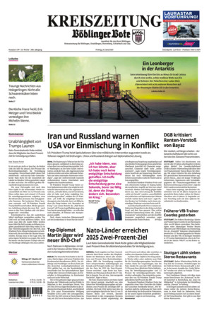 KREISZEITUNG Böblinger Bote