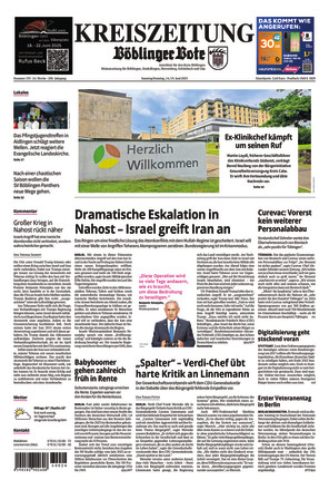 KREISZEITUNG Böblinger Bote - ePaper
