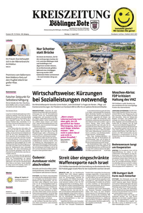 KREISZEITUNG Böblinger Bote - ePaper