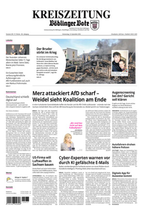 KREISZEITUNG Böblinger Bote