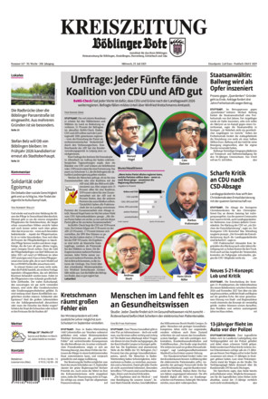 KREISZEITUNG Böblinger Bote