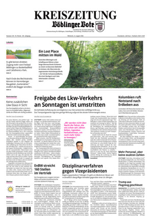 KREISZEITUNG Böblinger Bote