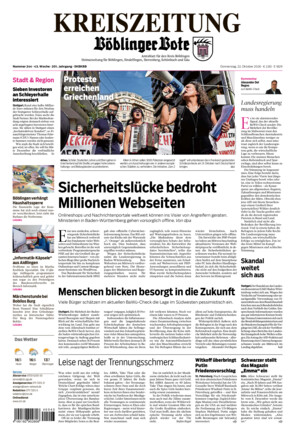 KREISZEITUNG Böblinger Bote