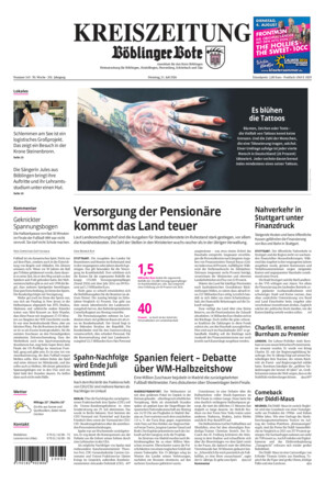 KREISZEITUNG Böblinger Bote