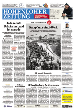 Hohenloher Zeitung Öhringen - ePaper