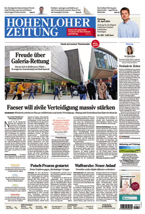 Hohenloher Zeitung Öhringen