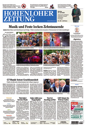 Hohenloher Zeitung Öhringen