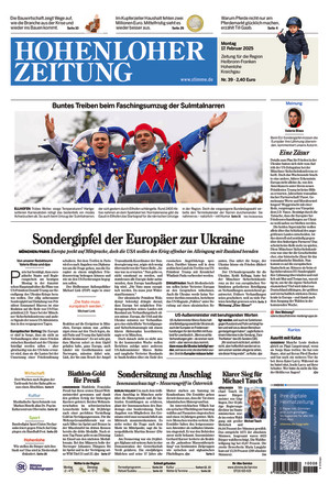 Hohenloher Zeitung Öhringen - ePaper