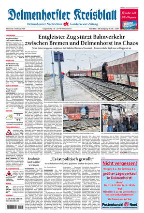 Delmenhorster Kreisblatt Vom 05.02.2020 – Als EPaper Im IKiosk Lesen