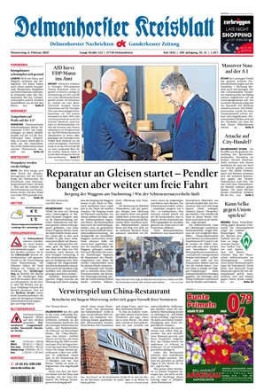 Delmenhorster Kreisblatt Vom 06.02.2020 – Als EPaper Im IKiosk Lesen