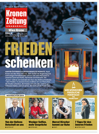 Kronen Zeitung vom 25.12.2019 – als ePaper im iKiosk lesen