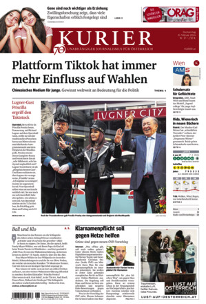 Kurier - Zeitung Als EPaper Im IKiosk Lesen