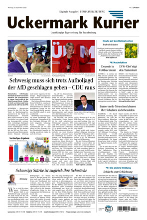 Nordkurier - Templiner Zeitung - ePaper