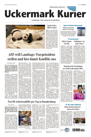 Nordkurier - Templiner Zeitung - ePaper