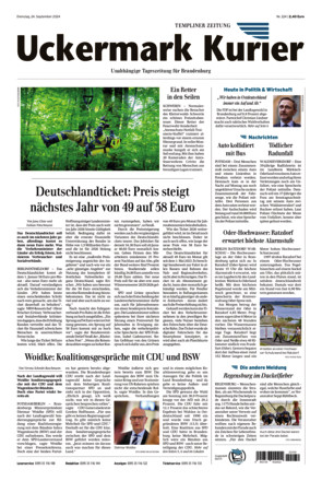 Nordkurier - Templiner Zeitung - ePaper