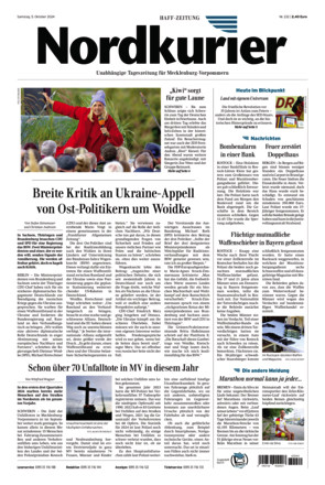 Nordkurier - Haff-Zeitung - ePaper