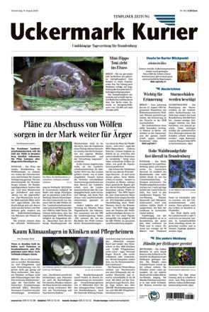 Nordkurier - Templiner Zeitung