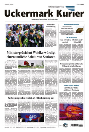Nordkurier - Templiner Zeitung